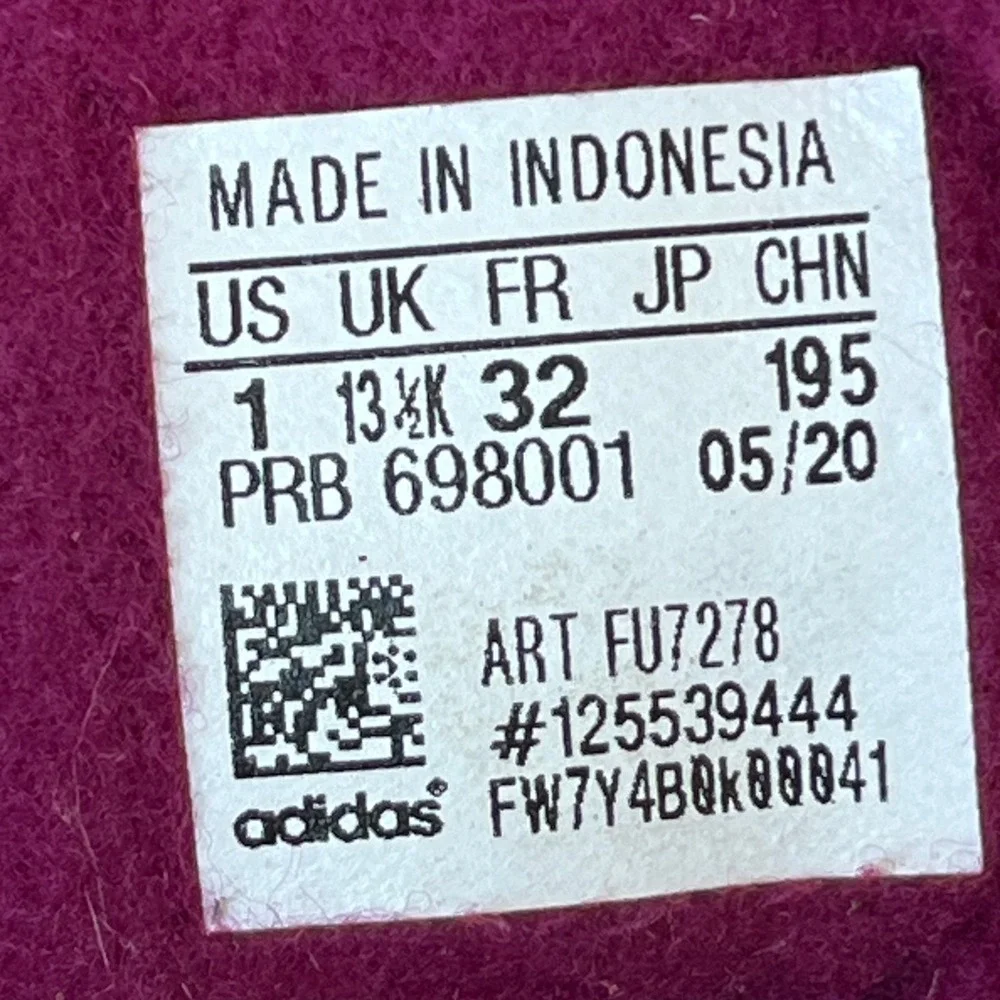 Adidas Terrex Climawarm‎ Snowpitch Hiking Boots Maroon Kids 1 UK 13.5 EU 32